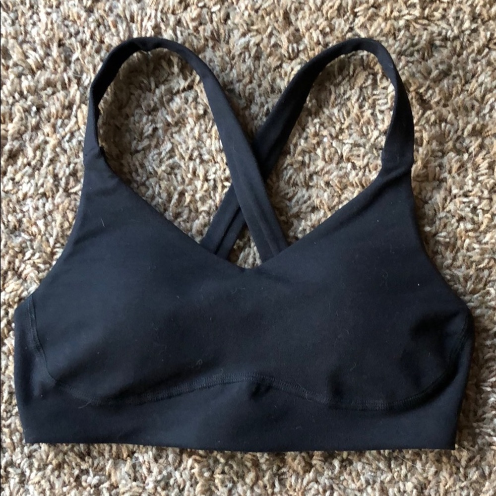Small black sport bra. NEW W/O tags